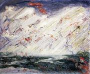 James Ensor The Ride of the Valkyries oil painting